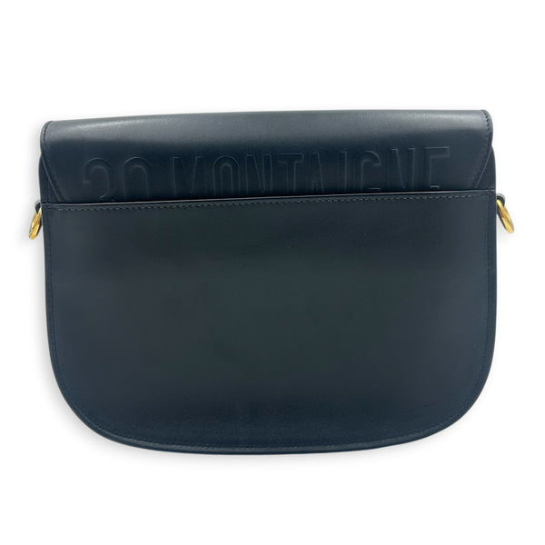 Bobby Shoulder Bag Black in Calfskin, Gold hardware