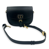 Bobby Shoulder Bag Black in Calfskin, Gold hardware