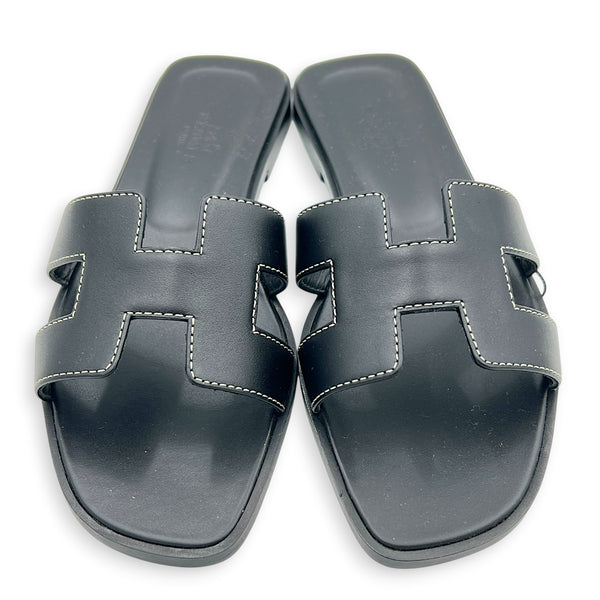 Oran 36 Black Sandals in Box