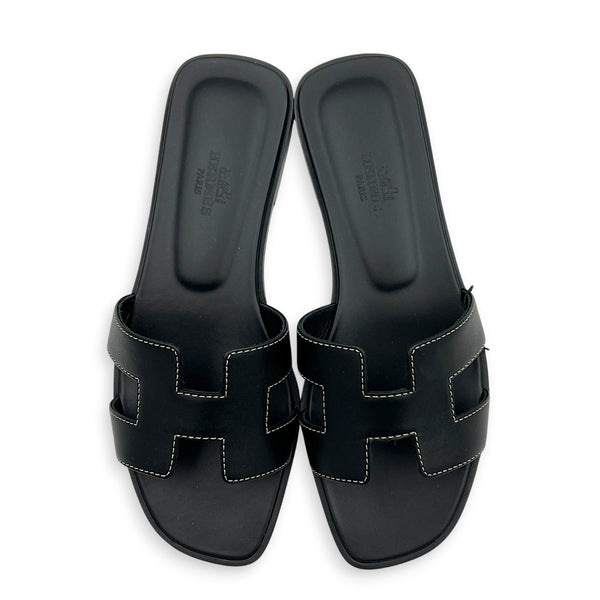 Oran 36 Black Sandals in Box