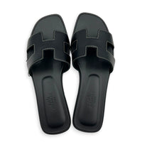 Oran 36 Black Sandals in Box