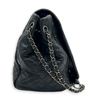 CC Istanbul Accordion Shoulder Bag Black in Calfskin, Ruthenium hardware
