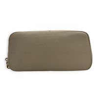 Neverfull MM Beige Tote Bag in Monogram Empreinte Leather, Gold hardware