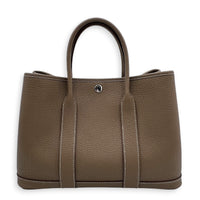 Garden Party 30 Etoupe Tote Bag in Negonda, Palladium hardware