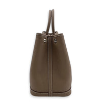 Garden Party 30 Etoupe Tote Bag in Negonda, Palladium hardware