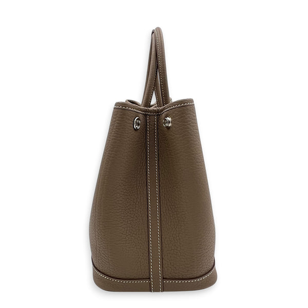Garden Party 30 Etoupe Tote Bag in Negonda, Palladium hardware