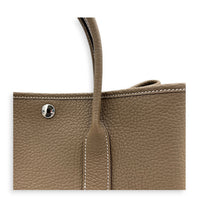 Garden Party 30 Etoupe Tote Bag in Negonda, Palladium hardware