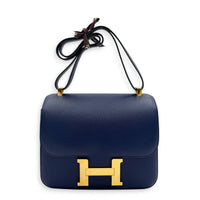 Constance Blue in Epsom, Gold hardware