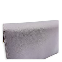 Sound Purple Crossbody Bag in Saffiano Leather,  hardware