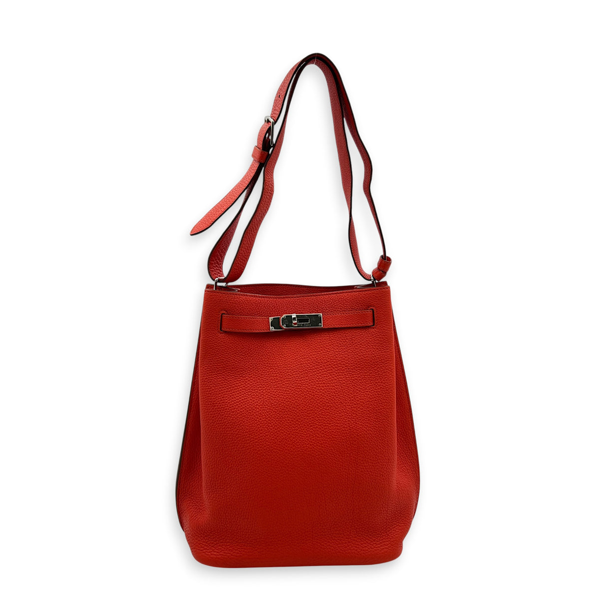 So Kelly 22 Rogue Pivoine Shoulder Bag in Togo, Palladium hardware