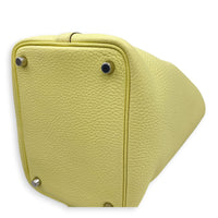 Picotin 18 Jaune Milton Top Handle Bag in Clemence, Brushed Palladium hardware