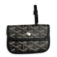 Anjou Tote Bag Mini Black in Coated Canvas, Silver hardware