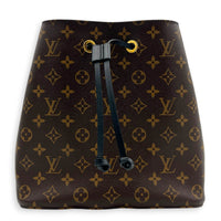 NeoNoe Bucket Bag MM Brown in Monogram Coated Canvas
