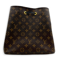 NeoNoe Bucket Bag MM Brown in Monogram Coated Canvas