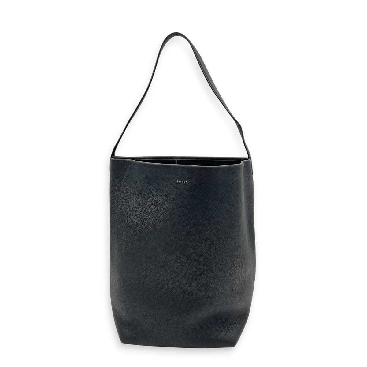 Park N/S Large Black Tote Bag in Calfskin
