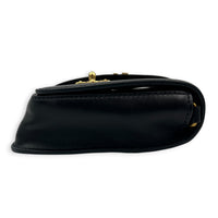 Cahier Belt Bag Black in Calfskin, Gold hardware