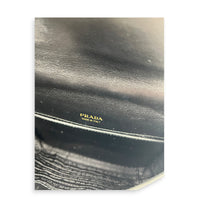Cahier Belt Bag Black in Calfskin, Gold hardware