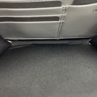 Double Zipped Grey Crossbody Bag in Jacquard, Gunmetal hardware