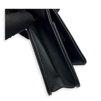 Boy Wallet On Chain Black in Lambskin, Gold hardware