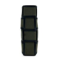 Cassette Vertical Khaki Crossbody Bag in Canvas,  hardware