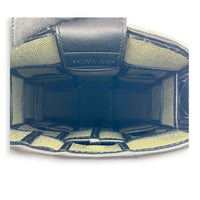 Cassette Vertical Khaki Crossbody Bag in Canvas,  hardware
