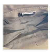 FF Zucca Clutch Brown in Canvas, Gunmetal hardware