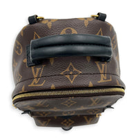 Palm Springs Backpack Mini Monogram in Monogram Coated Canvas, Gold hardware