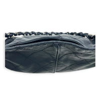 Ultra Stitch Blue (Retouched) Shoulder Bag in Calfskin, Silver hardware