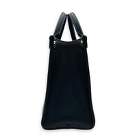 OnTheGo Tote Bag PM Black/Beige in Monogram Empreinte Leather, Gold hardware