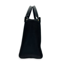 OnTheGo Tote Bag PM Black/Beige in Monogram Empreinte Leather, Gold hardware