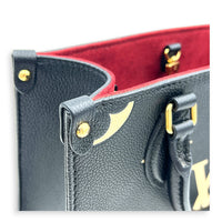 OnTheGo Tote Bag PM Black/Beige in Monogram Empreinte Leather, Gold hardware