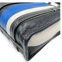 Bazar Shopper XS Multi-colour Top Handle Bag in Calfskin, Silver hardware