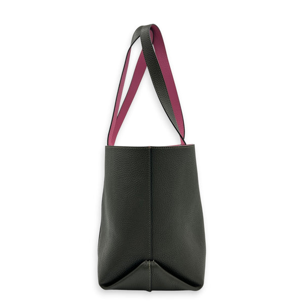 Duo Pink/Green Tote Bag in Calfskin