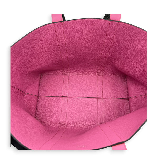 Duo Pink/Green Tote Bag in Calfskin
