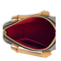 Speedy Bandouliere Top Handle Bag 20 Brown in Monogram Coated Canvas, Gold hardware