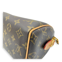 Speedy Bandouliere Top Handle Bag 20 Brown in Monogram Coated Canvas, Gold hardware