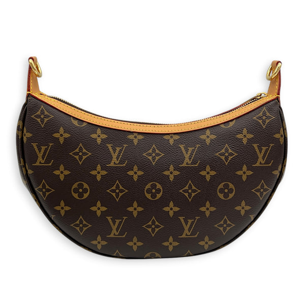 Looping Shoulder Bag Brown in Monogram Coated Canvas