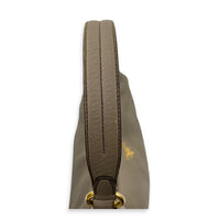 Logo Shoulder Bag Beige in Calfskin