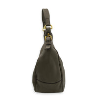 Logo Shoulder Bag Beige in Calfskin