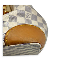Hampstead Shoulder Bag MM Damier Azur, Gold hardware