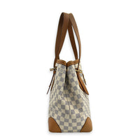 Hampstead Shoulder Bag MM Damier Azur, Gold hardware