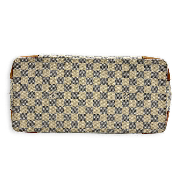 Hampstead Shoulder Bag MM Damier Azur, Gold hardware