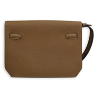 Kelly Depeches 25 Alezan Pouch in Togo, Palladium hardware