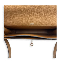 Kelly Depeches 25 Alezan Pouch in Togo, Palladium hardware