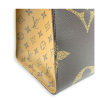 OnTheGo Top Handle Bag MM Brown in Coated Canvas