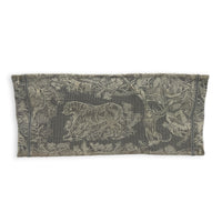 Book Tote Large Grey Top Handle Bag in Jacquard,  hardware
