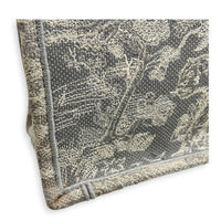 Book Tote Large Grey Top Handle Bag in Jacquard,  hardware
