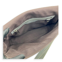 Roman Grey Messenger in Calfskin, Silver hardware
