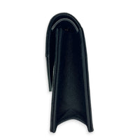 Cassandre Wallet On Chain Black in Calfskin, Gold hardware