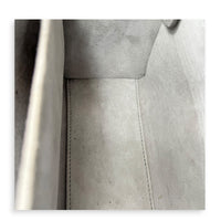 Lady Dior Top Handle Bag Medium Pearly Grey in Lambskin, Gold hardware